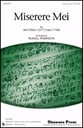Miserere Mei Three-Part Mixed choral sheet music cover